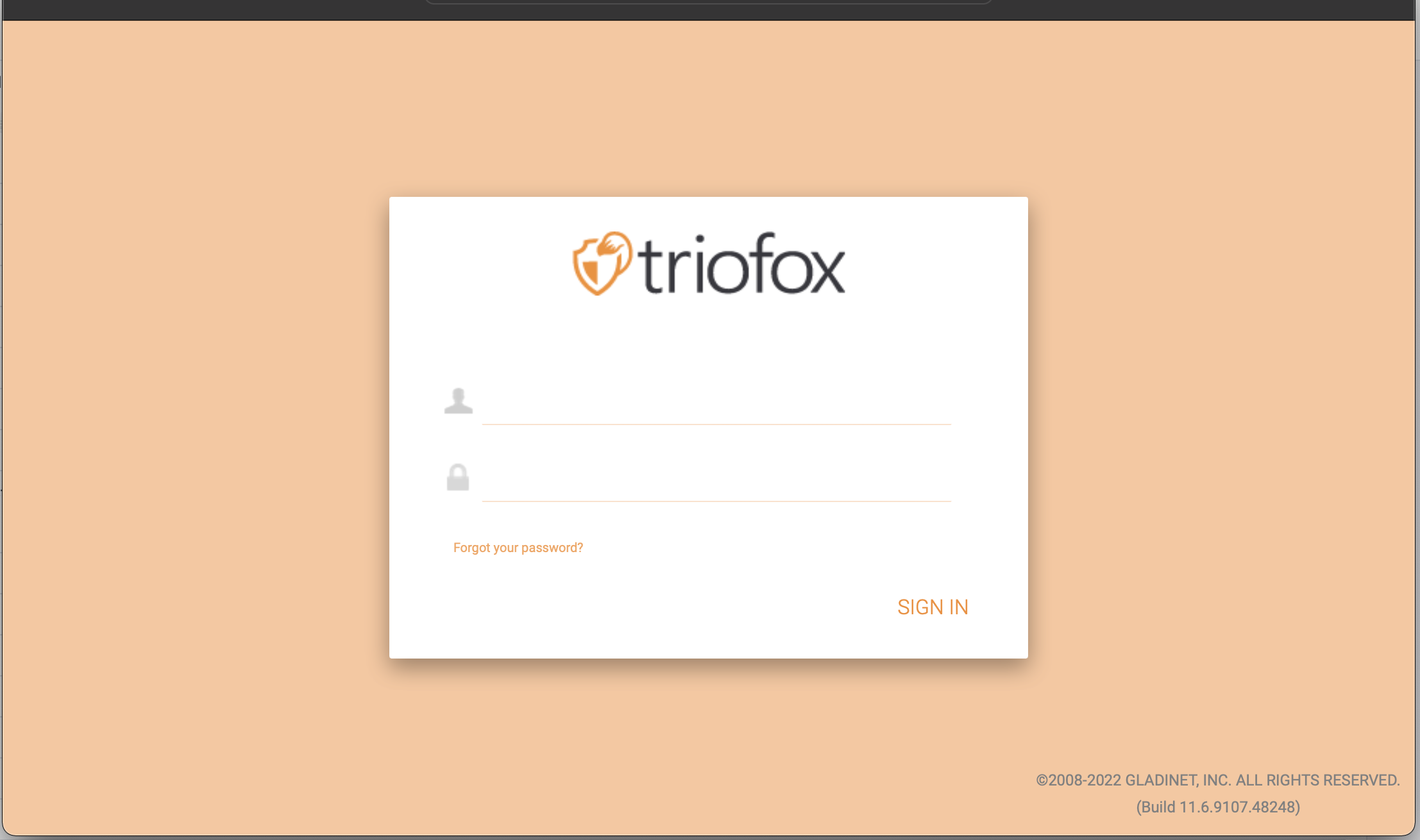 Login Triofox Web Portal