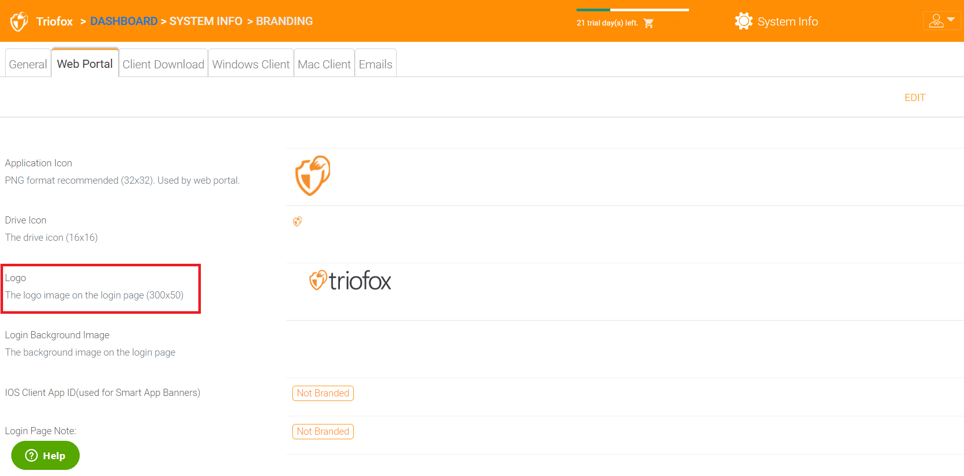 Triofox Branding