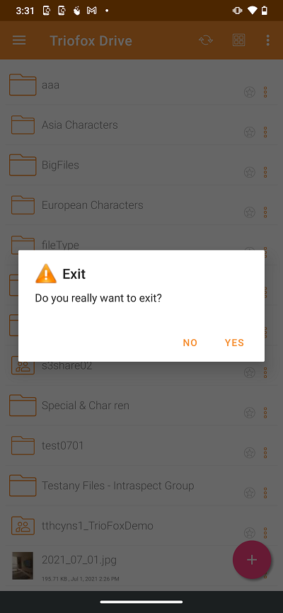 context menu