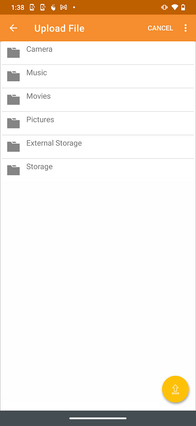 context menu