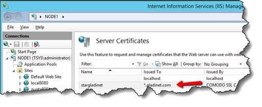 server certificates