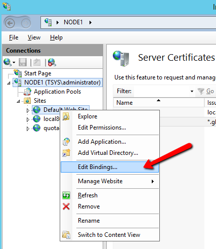 server certificates