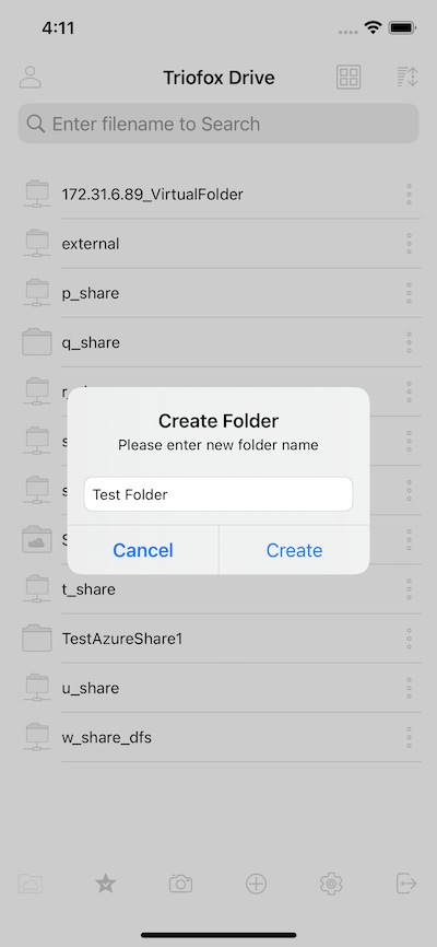 create new folder