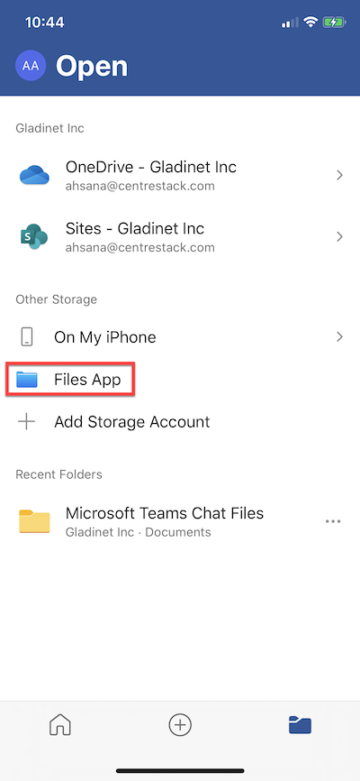 Files App