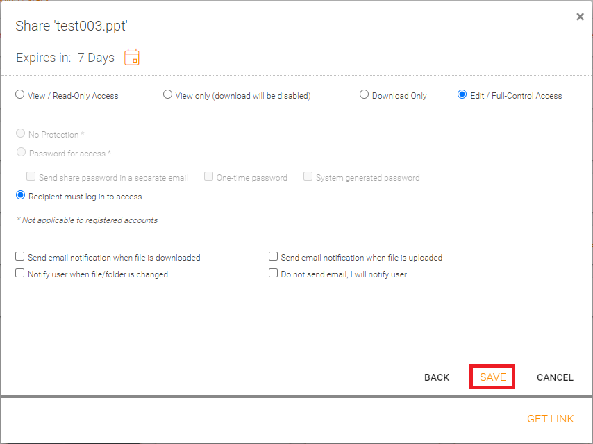 triofox file sharing